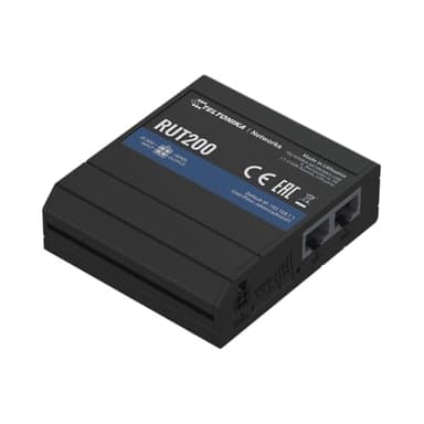 Teltonika RUT200 4G LTE Industrial Router – Dual SIM, Auto Failover, Wi-Fi, 2× Ethernet, RMS Remote Management – Rugged IoT & M2M Connectivity