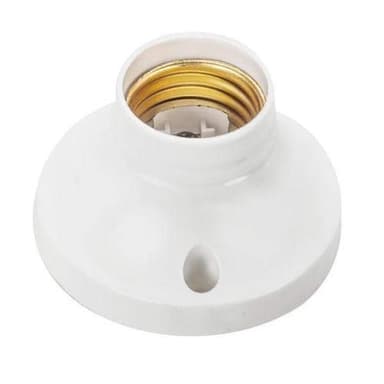 Decken & Wandfassung in 2 Größen E14 und E27 zum auswählen (E27) Weiß