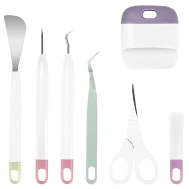 Kasanni Plotter ZubehöR 6 StüCk Entgitterwerkzeug Plotter DIY Plotter Werkzeug FüR Scrapbooking, Silhouette, Htv, PräGung, Beschriftung, Etiketten Entgitterwerkzeug Plotter ZubehöR