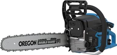 Güde Benzin-Kettensäge KS 500-62 (62 cm³ Hubraum, 48 cm Schnittlänge, 2,85 kW / 3,9 PS Motorleistung, GS-geprüft, 22 m/s max. Kettengeschwindigkeit, Leichtstartsystem, inkl. Oregon Schwert & Kette)