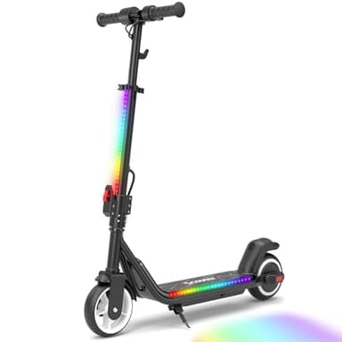iScooter Elektroroller für Kinder von 6-14 Jahre, Mehrere Fahrmodi (5-19 km/h), Kinder E Scooter mit (6/6,5Zoll) Räder und Mehrere Lichtmodi, Kinder E-Roller bis (12-15 km) Reichweite & 70-75 kg