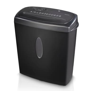 Hama Aktenvernichter Einzug Aktenvernichter professionell Home Office (Kreuzschnitt, Schredder, elektrisch, 12 Blatt Papier, CDs, Kunststoff Schredder, 21 Liter Papierkorb, Sicherheitsstufe 4 DSGVO)