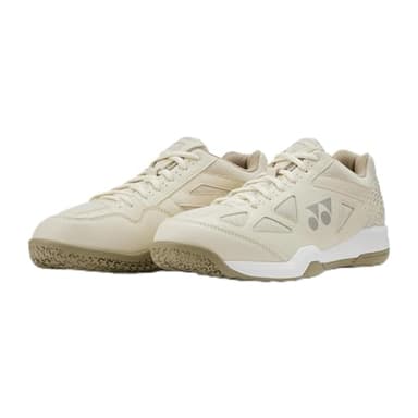 YONEX Strider Ray Badmintonschuhe – für Damen, Herren & Kinder – Komfortabler Einsteigerschuh mit Power Cushion – rutschfeste Sohle (Beige, EU Schuhgrößensystem, Erwachsene, Numerisch, M, 44)