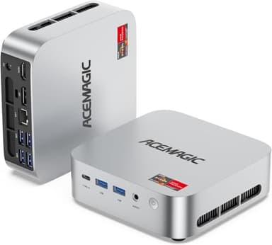ACEMAGIC M1 Mini PC, AMD Ryzen 7 6800H (8C/16T, bis zu 4.7Ghz),16GB DDR5 512GB M.2 SSD Windows 11 Pro Mini PC mit AMD Radeon 680M | 4K Triple Display |Type-C | WiFi6 | BT5.2