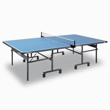 JOOLA Tischtennisplatte Outdoor Rally - Profi Tischtennistisch 6 MM Aluminium-Verbundoberfläche Wetterfest - Klappbares Untergestell - Schneller Aufbau