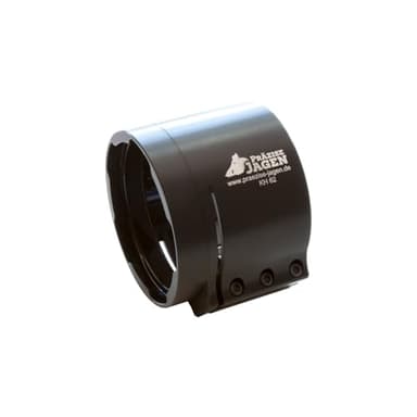 Präzise Jagen Klemmhülse/Klemmadapter - für Wärmebild- und Nachtsichteräte - für Zieloptik/Zielfernrohr BZW. Vorsatzgerät (Wärmebildkamera/Nachtsuchtgerät) - robust & schussfest (62 mm)