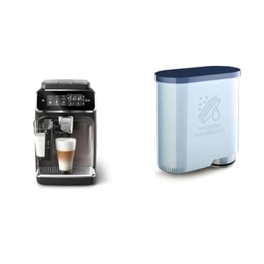 Philips 3300 Series Vollautomatische Espressomaschine - 6 Getränke & Philips AquaClean Kalk- en Waterfilter voor Espressomachine - Voor Kwaliteitskoffie & Intens Aroma