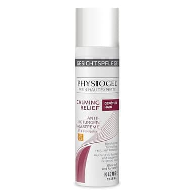 PHYSIOGEL Calming Relief Anti-Rötungen Tagescreme LSF25 - beruhigende Gesichtspflege für zu Rosacea und Couperose neigende Haut - Anti Rötung Creme mit Ceramiden, UV-Schutz und Endothelyol - 40 ml