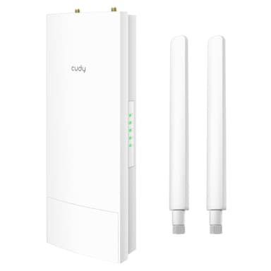 Cudy AC1200 Outdoor WiFi Access Point, IP65 Wasserdicht Dual-Band Wireless AP, Große Reichweite, PoE betrieben, Wand-/Stangenmontage, Beamforming, MU-MIMO, AP1200 Outdoor