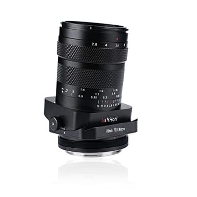 AstrHori 85 mm F2,8 Makro & Neigung & Mittleres Teleobjektiv Manuelles 3-in-1-Vollformat Insekt Juwel Porträtobjektiv für spiegellose Kameras der Canon RF Mount EOS RP,EOS R5,EOS R6,EOS R3,EOS R usw