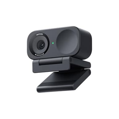 Insta360 Link 2C Standard Bundle Graphitschwarz - 4K Webcam für PC/Mac, 1/2" Sensor, Auto-Framing, HDR, Mikro mit KI-Geräuschunterdrückung, Gestestenkontrolle für Streaming, Videoanrufe, Gaming