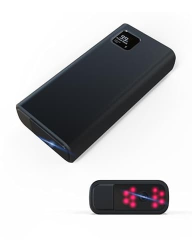2K Kamera, 64GB HD 10.000mAh Tragbares Powerbank mit Bewegungserkennung, Nachtsicht, G-Sensor und Loop-Aufnahme für den Innenbereich