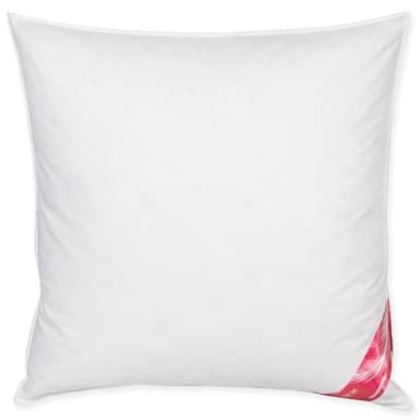 Künsemüller Kopfkissen 80x80cm mit 70% Gänse-Federn & 30% Daunen, Kissen mit feinem Baumwollbezug, Allergiker geeignet & waschbar, OEKO-TEX 100, Kissen mit leichter Stützkraft, Füllgewicht: 900g