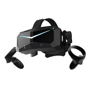 Pimax Crystal Super VR-Headset & VR-Brille, Vollzahlungs-Version – 3840x3840 pro Auge, Ultrawide, 140° Sichtfeld, Augenverfolgung, Ultra-scharf für Flug- & Rennsimulationen & Gaming