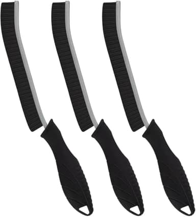 SXhyf Hartborsten Eckenreinigungsbürste, Fugenbürste, Pureclean Bürste, Ecken Reinigungsbürste,Bürste Reinigung Wird Für Familien Reinigung, Küche, Badezimmer Reinigungswerkzeuge Verwendet (Schwarz)