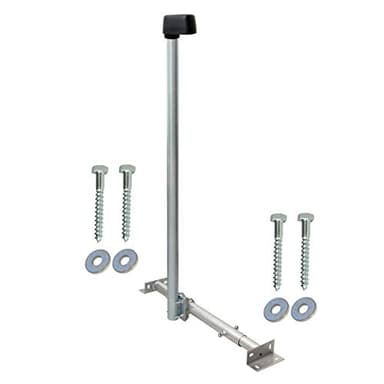 Premium X Basic X120-48 SAT TV Teleskop-Dachsparrenhalter 120cm Mast 48mm Stahl feuerverzinkt Dach-Sparren-Halterung für Satelliten-Antenne Satellitenschüssel Kabeldurchführung Mastkappe