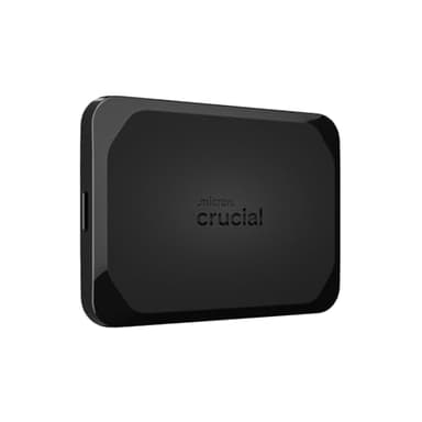 Crucial X10 2TB Externe SSD Festplatte, bis zu 2.100MB/s, USB-C 3.2 Gen2, IP65 Wasser- und Staubgeschützt, Portable SSD für Mac, PC, Smartphone und Spielkonsole, Schwarz - CT2000X10SSD9C02
