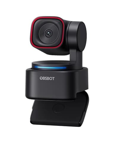OBSBOT Tiny 3 Lite AI-Powered Spatial Audio 4K Webcam – Kompakte AI-Tracking-PTZ-Kamera mit 1/2"-Sensor, Tri-Mic, Voice Control, 120FPS, HDR, Webcam für PC, Mac, Laptop, Streaming, Meeting, Switch 2