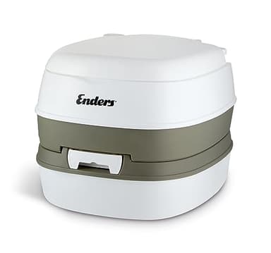 Enders Campingtoilette COMFORT, Mobil-WC Camping-Toilette, ergonomischer Tragegriff, trennen von Spül- und Abwassertank, Sitzhöhe von 32cm #49429