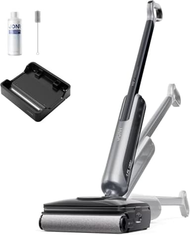 JONR 20000 Pa H2 Nass-Trockensauger, Innovatives Geruchsfreies Design, 1500ml Extra großer Wassertank mit 180° Flachliegend(unverminderte Saugleistung & Wasserleistung), 45 Min Lange Laufzeit. (S)