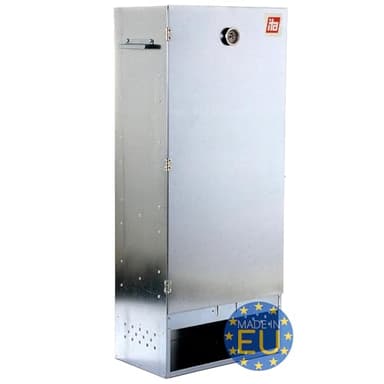 ITA Räucherofen 7004 - Premium XL Räucherschrank aus Edelstahl – 111 cm - Qualität Made In EU - Direkt vom Hersteller - Smoker zum Kalträuchern & Heißräuchern von bis zu 13kg Fleisch