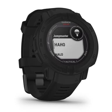 Garmin Instinct 2 Solar Tactical – robuste GPS-Smartwatch mit unendlicher Akkulaufzeit im Smartwatch-Modus, Taktische Funktionen, über 40 Sport-Apps, Smart Notifications Pay