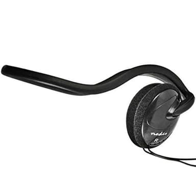 TronicXL Kopfhörer Nackenbügel Neckband Stereo Kopfbügel 3,5mm Klinke kompatibel mit für Smartphone iPhone Handy Samsung Huawei Xiaomi Tablet Ipad Nackenband MP3-Player hinter dem Ohr Ohrbügel