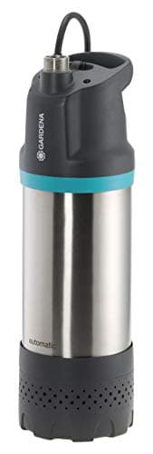 Gardena Tauch-Druckpumpe 5900/4 inox automatic: Automatische Tauchdruckpumpe mit 5900 l/h Fördermenge, mit Schmutzfilter, geräuscharmer Betrieb, integrierte Trockenlaufsicherung (1771-20)