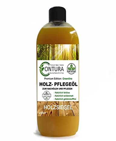 Contura PROFI Pflegeöl Holzöl Holzschutz Tisch- und Möbelöl zum ölen Eiche Buche Teak öl (125ml.)