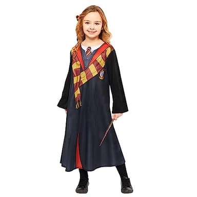 Amscan - Kinderkostüm Hermine, Hogwarts, Harry Potter, Gryffindor, Magier, Zauberer, Karneval