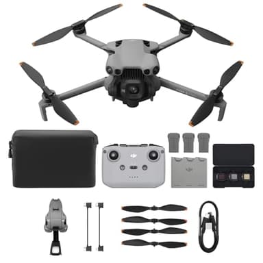 DJI Mini 5 Pro Fly More Combo mit DJI RC-N3, 4K Drohne mit Kamera, 1-Zoll CMOS, Omnidirektionaler Hinderniserkennung, ActiveTrack 360°, 225°-Gimbal-Rotation, 3 Akkus, C0 (Mini 5 Pro Fly More Combo)