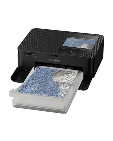 Canon SELPHY CP1500 Kompakter Fotodrucker – Drahtloses Drucken, Langlebige Fotos, USB-C & SD-Kartenanschluss – Perfekt für Scrapbooks und Fotoalben (Schwarz)