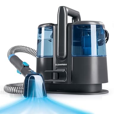 CLEANmaxx Polster und Teppichreiniger Pro Power | 3in1: Waschsauger, Teppich- & Polsterreiniger | Spot Cleaner zur Nassreinigung | Fleckenreiniger für Teppich, Auto, Sofa, Polster