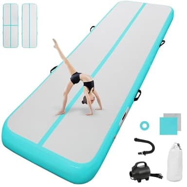 airtrack matte mit elektrischer Luftpumpe 10cm hoch 3 M Tumbling Matten Aufblasbare turnmatte Matte gymnastikmatte Yogamatte Camping Trainingsmatte