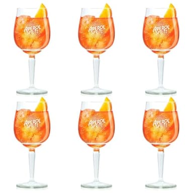 Aperol Spritz Gläser 450 ml - 6 Stück