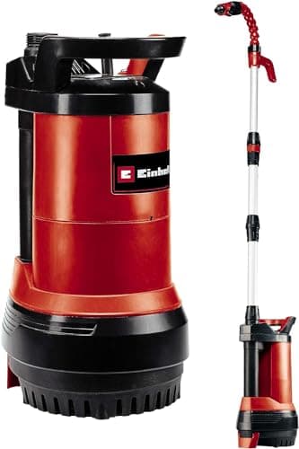 Einhell Regenfasspumpe GE-PP 5555 RB-A (550 Watt, 2in1-Kombipumpe - Tauchdruck- und Regenfaßpumpe, Automatikfunktion mit Trockenlaufsicherung, mehrstufiges Pumpenlaufwerk)