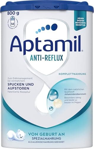 Aptamil Anti-Reflux - Komplettnahrung von Geburt an, Zum Diät Management, Bei Spucken & Aufstoßen, Babynahrung, Milchpulver, 1x 800 g