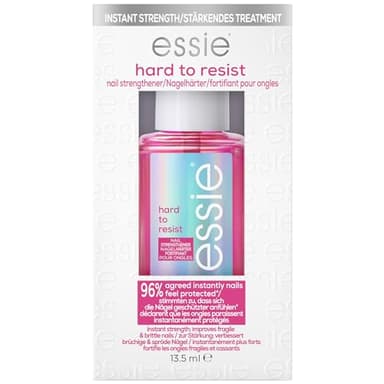 essie Nagelhärter für natürlich strahlende, glänzende und stärkere Nägel, Vegane Formel ohne Inhaltsstoffe tierischen Ursprungs, hard to resist, Pinker Tint, 1 x 13,5 ml