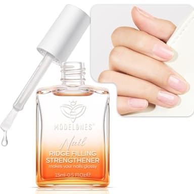 Modelones Nagelhärter Extra Stark 8in1 15ML, Nagelpflegeprodukte, Nagelhärter fur Brüchige Nägel, Rillenfüller, Nail Repair, Nagelwachstumformeln, Nagelverstärker, Nail Hardener,Nagelöl,Klar