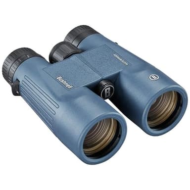 Bushnell - H2O 2 - Fernglas - 10x42 Dunkelblaues - Dachkant - Voll multivergütet - Wasserdicht/Beschlagfrei - Drehbare Augenmuscheln - Wassersport - Bootfahren - 150142R