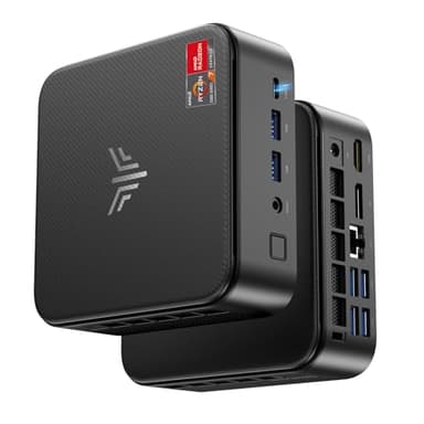 NiPoGi Mini PC 32GB DDR4 1TB SSD, AMD Ryzen 5 7430U(Bis zu 4.3GHz,8C/16T) Micro Desktop Computer Für Büro/Heimkino/Meeting/Business/Trip【Wifi6/Bluetooth5,2/DP+HDMI+USB-C】