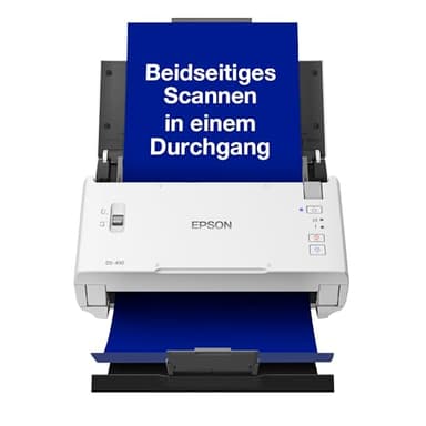 Epson WorkForce DS-410 Dokumentenscanner (Scanner, DIN A4, beidseitiges Scannen in einem Durchgang, 600dpi, USB 2.0)