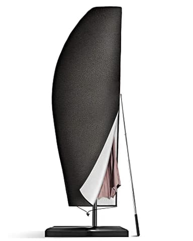 Seydrey Sonnenschirm Schutzhülle Ampelschirm Schutzhülle für 2m-4m, Sonnenschirm Abdeckung 420D Schutzhülle hülle mit Stab für Ø 200 cm Ø 300cm Ø400 cm (265 x 40/70/ 50 cm)