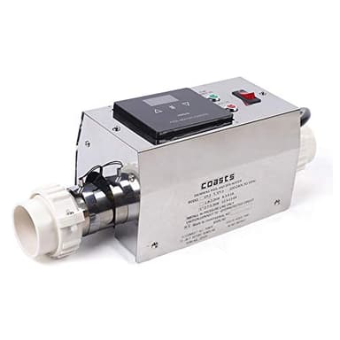 UHDUIG 3000W Poolheizung Elektrisch SPA Temperaturregler Thermostat Kit Edelstahl Schwimmbad Pool Wärmepumpe Für Schwimmbäder Spa-Pools Badewannen