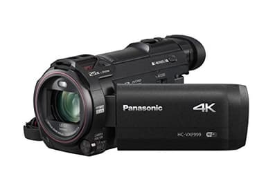 Panasonic HC-VXF999 4K Camcorder (LEICA DICOMAR Objektiv mit 20x opt. Zoom, 4K und Full HD Video, opt. Sucher, opt. Bildstabilisator) schwarz
