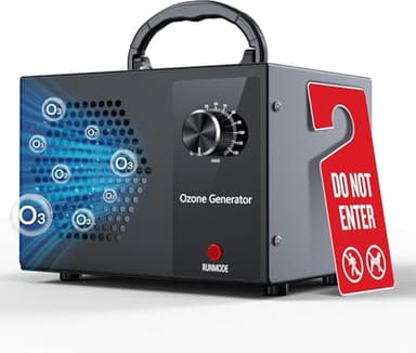 Ozongenerator 40000mg/h Ozongerät, Ozonisator Industrieller O3 Ozon Luftreiniger mit 120 Min Timer für 300㎡,Ozone Generator für Auto Wohnung Garagen Raum Hotels Küche Haustiere, Reinigen Gerüche
