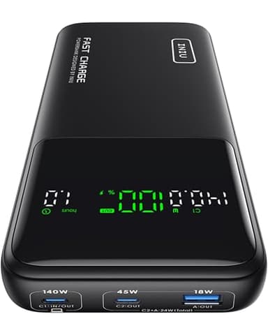 INIU Laptop Power Bank, 140W PD3.0 27000mAh Hochkapazität Powerbank, Kompakt USB-C EIN & Ausgang Externer Akku Kompatibel mit MacBook Pro, Steam Deck, iPhone 17 16 15 Pro, Samsung S22, iPad Pro usw.