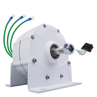 HUIZHITENGDA 20000W Generator 50 Hz 600 U/Min Freier Energiegenerator 12V 24V 48V Permanentmagnetgenerator Für Stromerzeugungssystem Und Windkraftanlage (Mit Sockel),220v