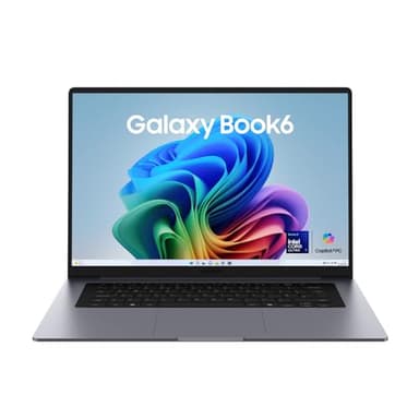 Samsung Galaxy Book6 16 Zoll AI Laptop, Intel Core Ultra 7 Prozessor 355, 32 GB RAM, 512 GB Speicherplatz, IPS-Bildschirm, Anti-Glare, Galaxy AI, Copilot+ PC, Gray, 3 Jahre Herstellergarantie