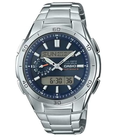 Casio HerrenArmbanduhr Analog-Digital Quarz Edelstahl WVA-M650D-2AER